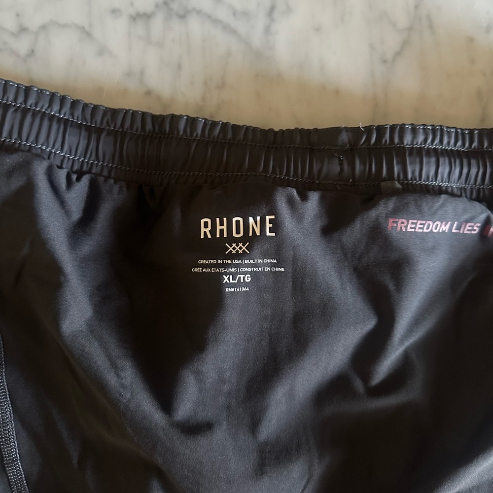 Rhone Men’s Athletic Shorts w/ Built-In Compression Liner – Size XL - Picture 8 of 11